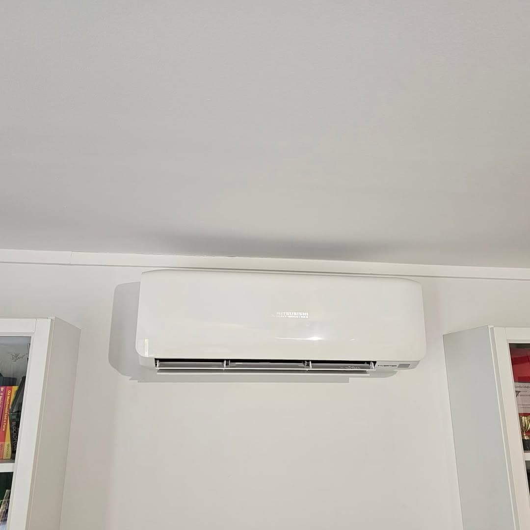 Split system air conditioner — fresh install Brisbane
