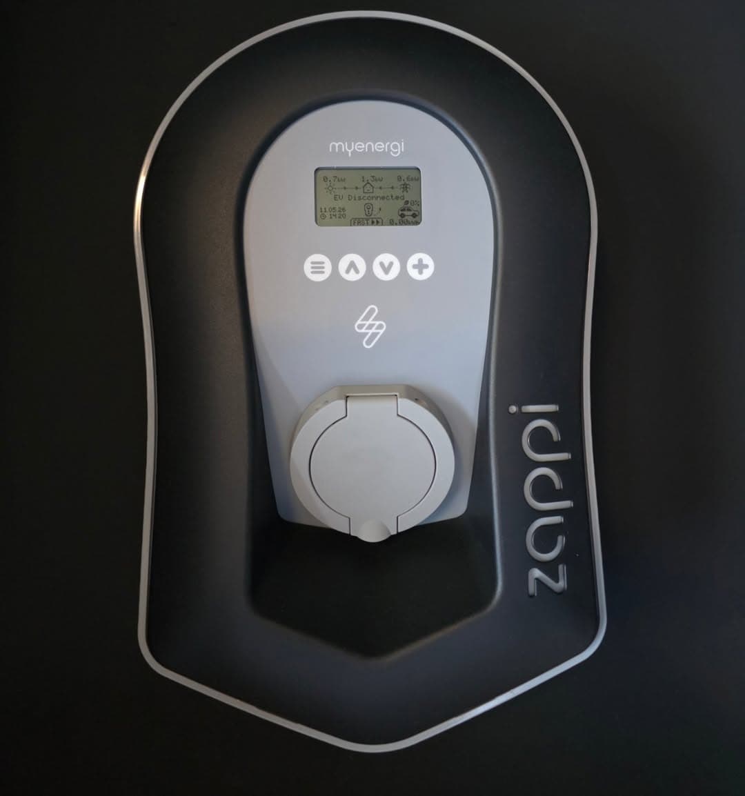 Zappi myenergi EV charger — black edition installation